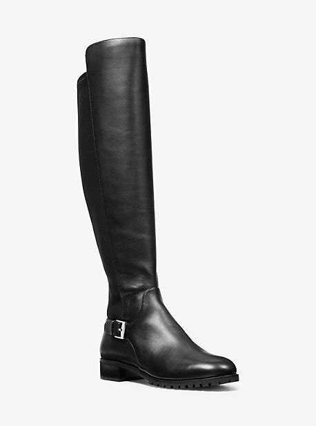 branson stretch leather boot michael kors|Branson Stretch Suede Boot .